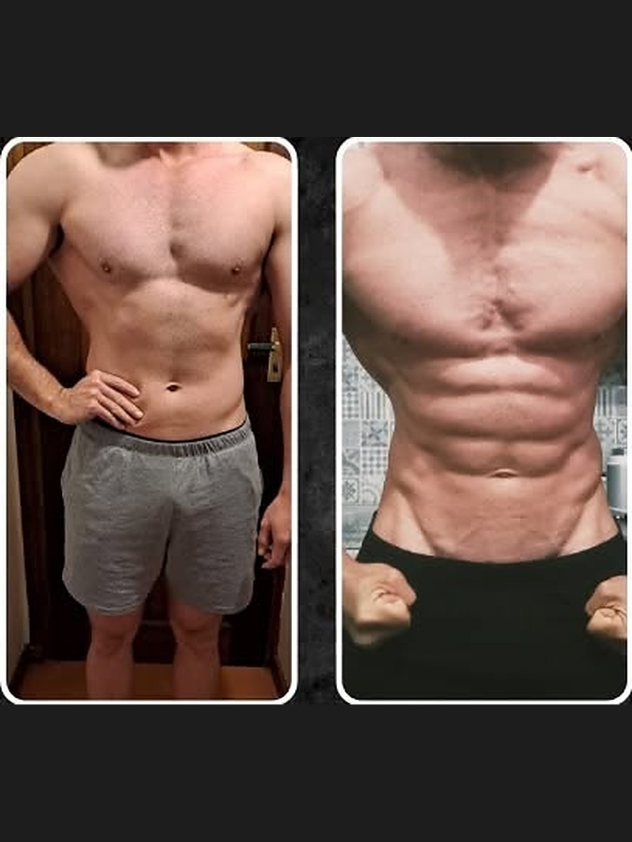 One of the six client before and afters on Leo&rsquo;s own published plate, front on, 5 of 6
