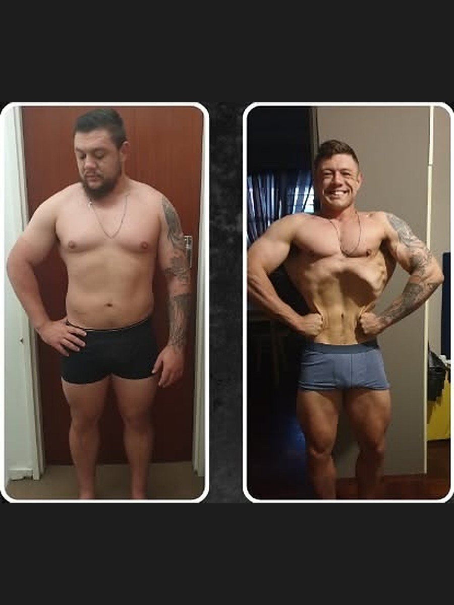 One of the six client before and afters on Leo&rsquo;s own published plate, front on, 6 of 6